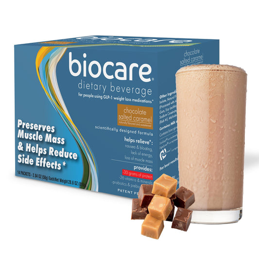 Biocare GLP-1 shake cup ready for on‑the‑go fueling and hydration.