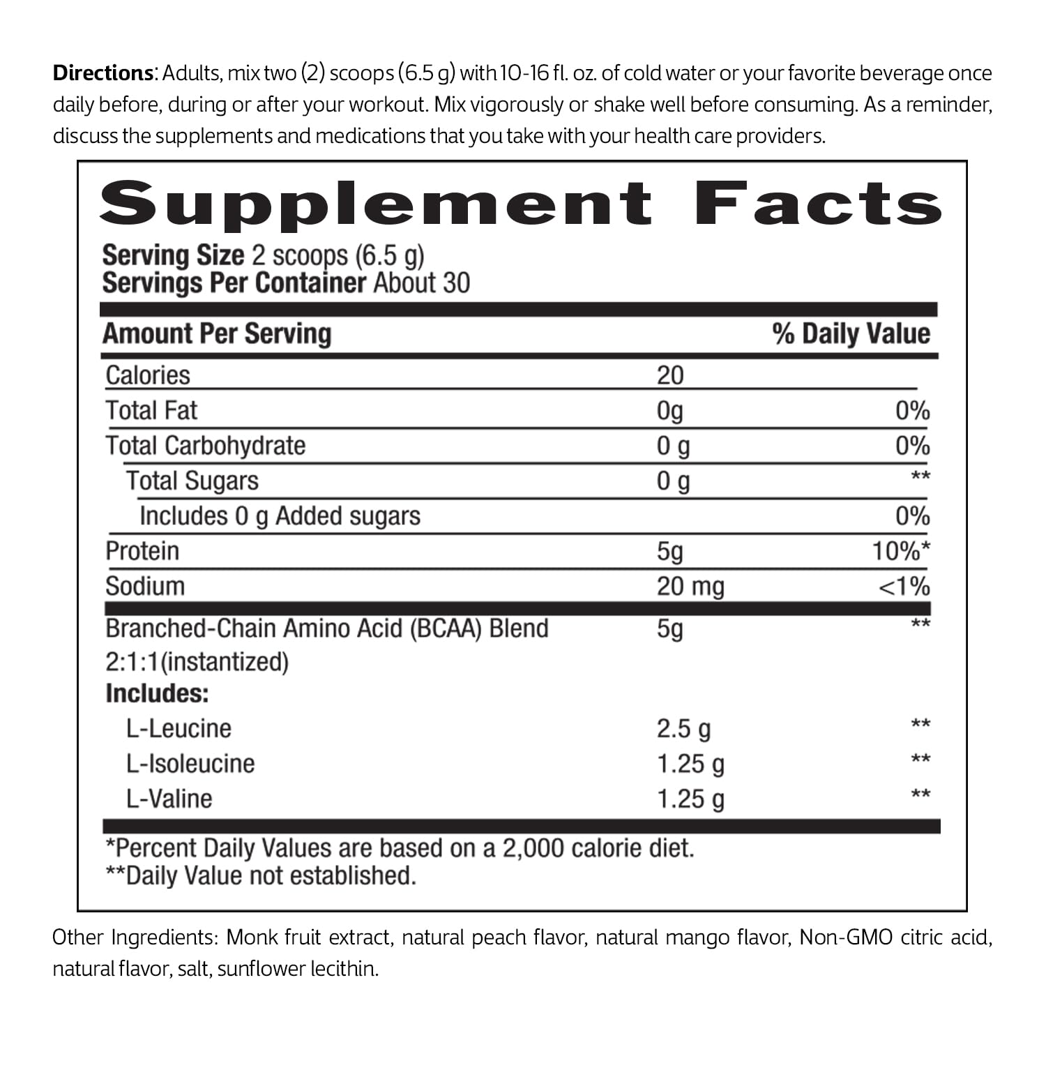 Shaker featuring Biochem BCAA Peach Mango shows easy on-the-go mixing.
