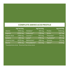 Biochem vegan protein powder shake in glass showing smooth texture.