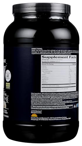 Biochem whey isolate natural shaker ready for pre- or post-workout hydration.