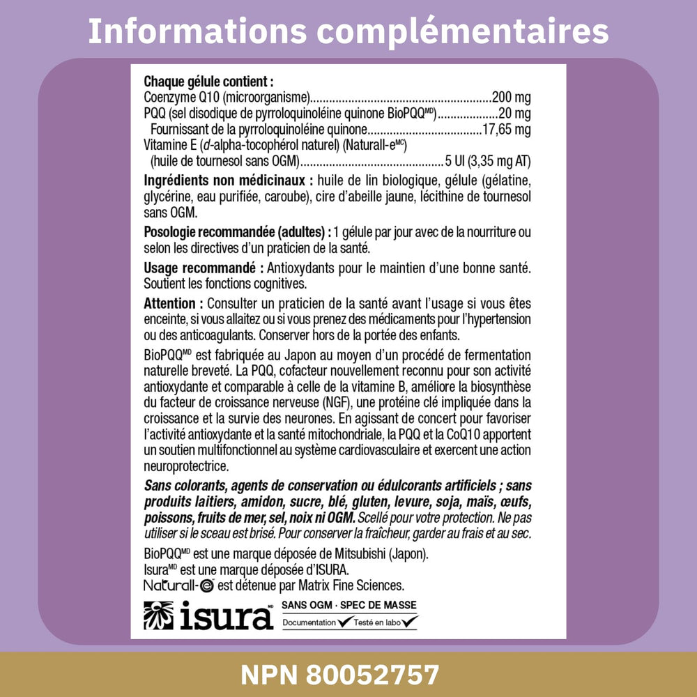PQQ-10 softgels arranged to show compact bottle packaging.