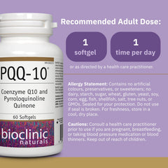 Close-up of CerebroVital PQQ-10 softgels ready for daily use.