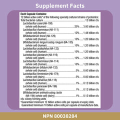 Bioclinic Naturals Pro12 capsules close-up showing vegan veggie capsules for easy daily use