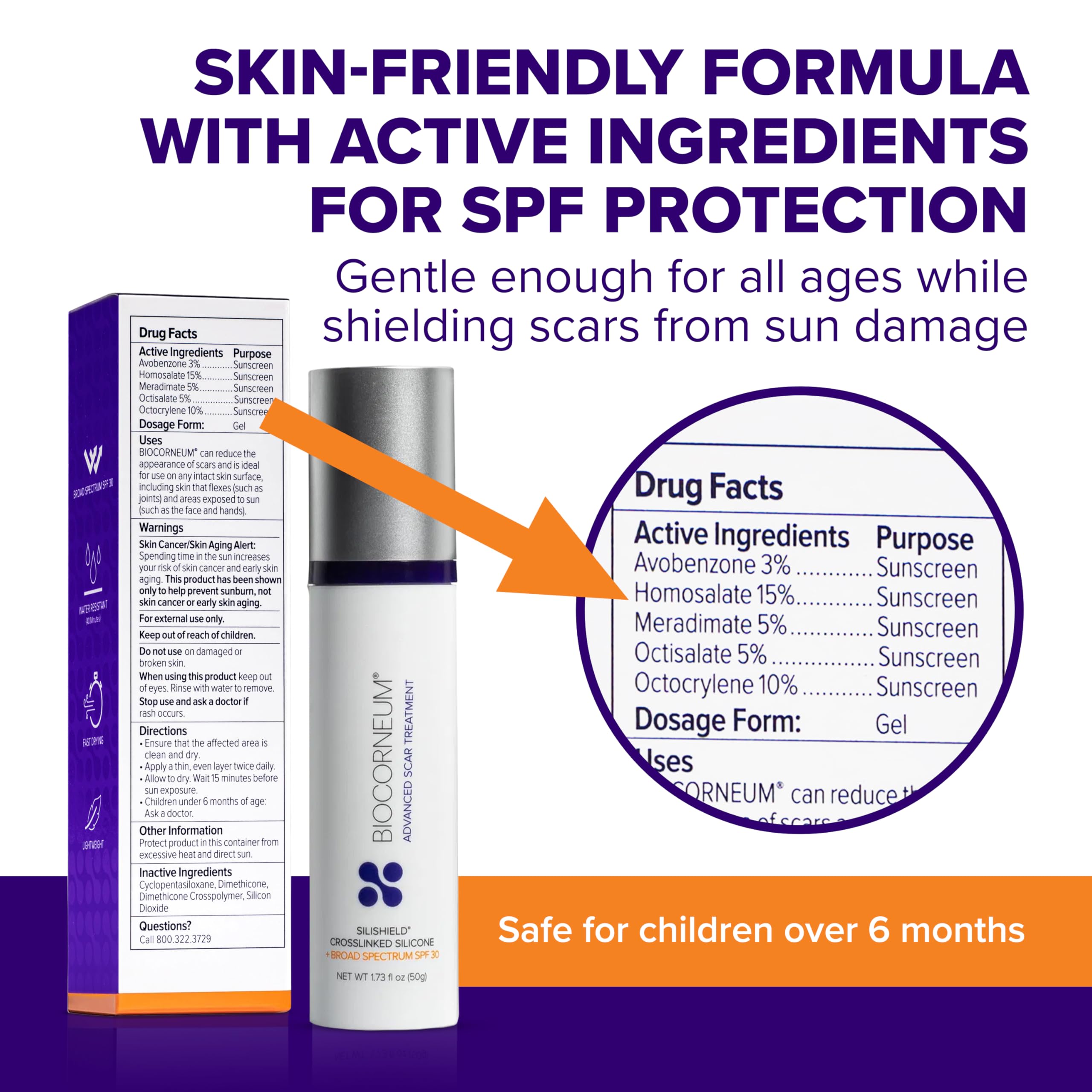 BIOCORNEUM new scar timeline 60-90 days demonstration.