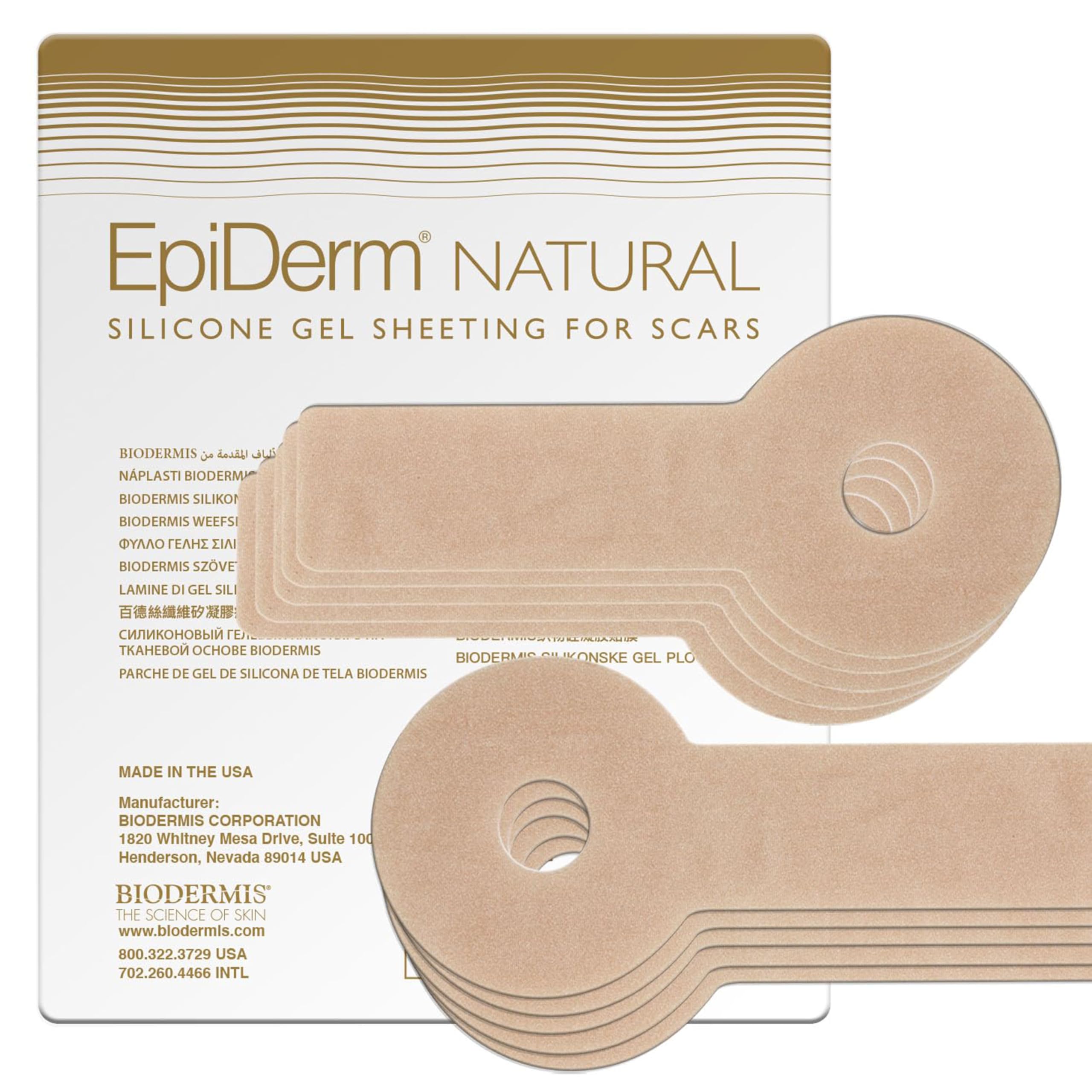 BIODERMIS EpiDerm Areopexy lollipop shape overview with discreet scar coverage.