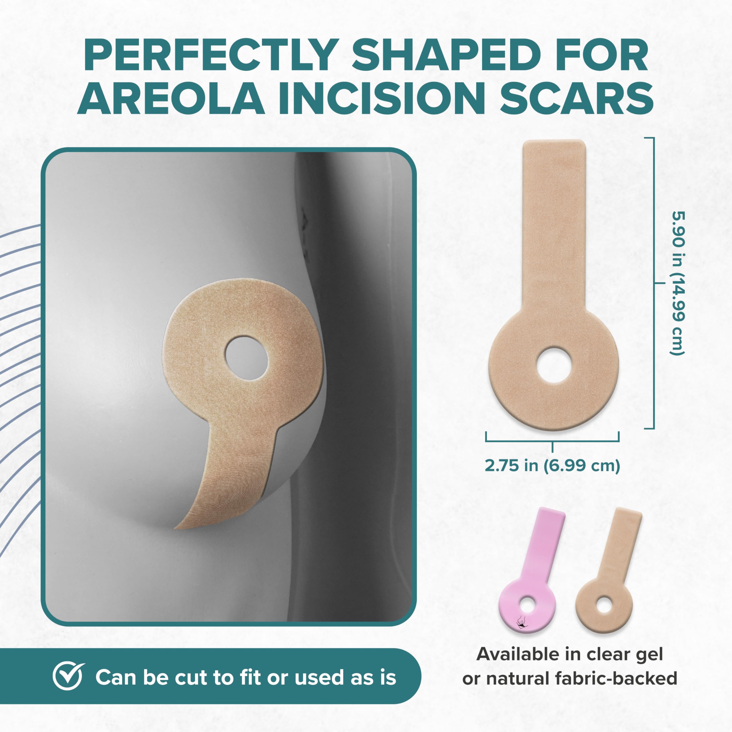 BIODERMIS EpiDerm Areopexy package includes five pairs for ongoing care.