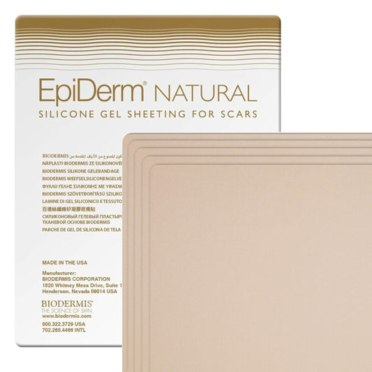 Biodermis EpiDerm Large Scar Sheet with extended coverage for broader scars.