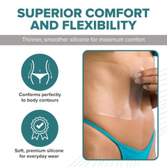 Biodermis Epi-Derm standard scar sheets are cut-to-fit for a custom scar cover