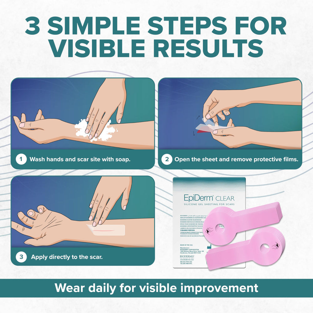 BIODERMIS EpiDerm up-to-12-hours wear supports daytime usage and easy cleaning