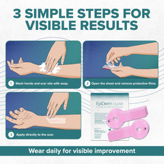 BIODERMIS EpiDerm up-to-12-hours wear supports daytime usage and easy cleaning
