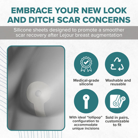 BIODERMIS EpiDerm clear silicone sheet offers discreet scar management and breathable wear
