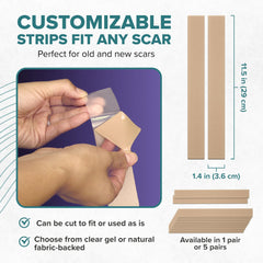 Biodermis EpiDerm Long Strips worn under everyday clothing for comfort