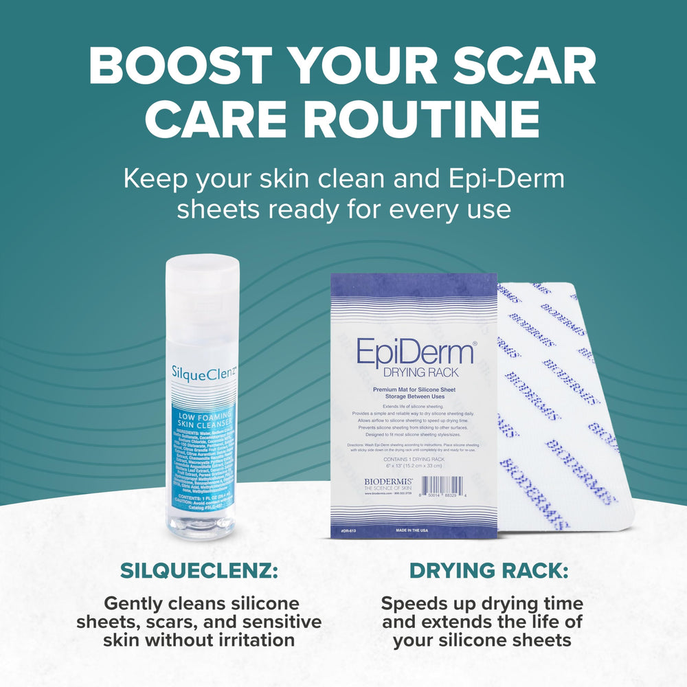 Sheets cut-to-fit for C-section or tummy tuck scars