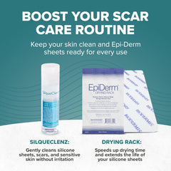 Sheets cut-to-fit for C-section or tummy tuck scars