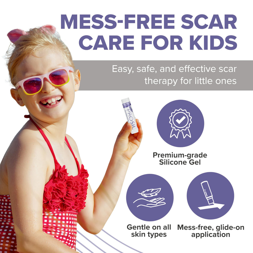 BIODERMIS Pro-Sil Kids compact packaging fits pockets and bags easily.