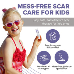 BIODERMIS Pro-Sil Kids compact packaging fits pockets and bags easily.