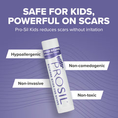 BIODERMIS Pro-Sil Kids convenient hand-scar use during daily activities.