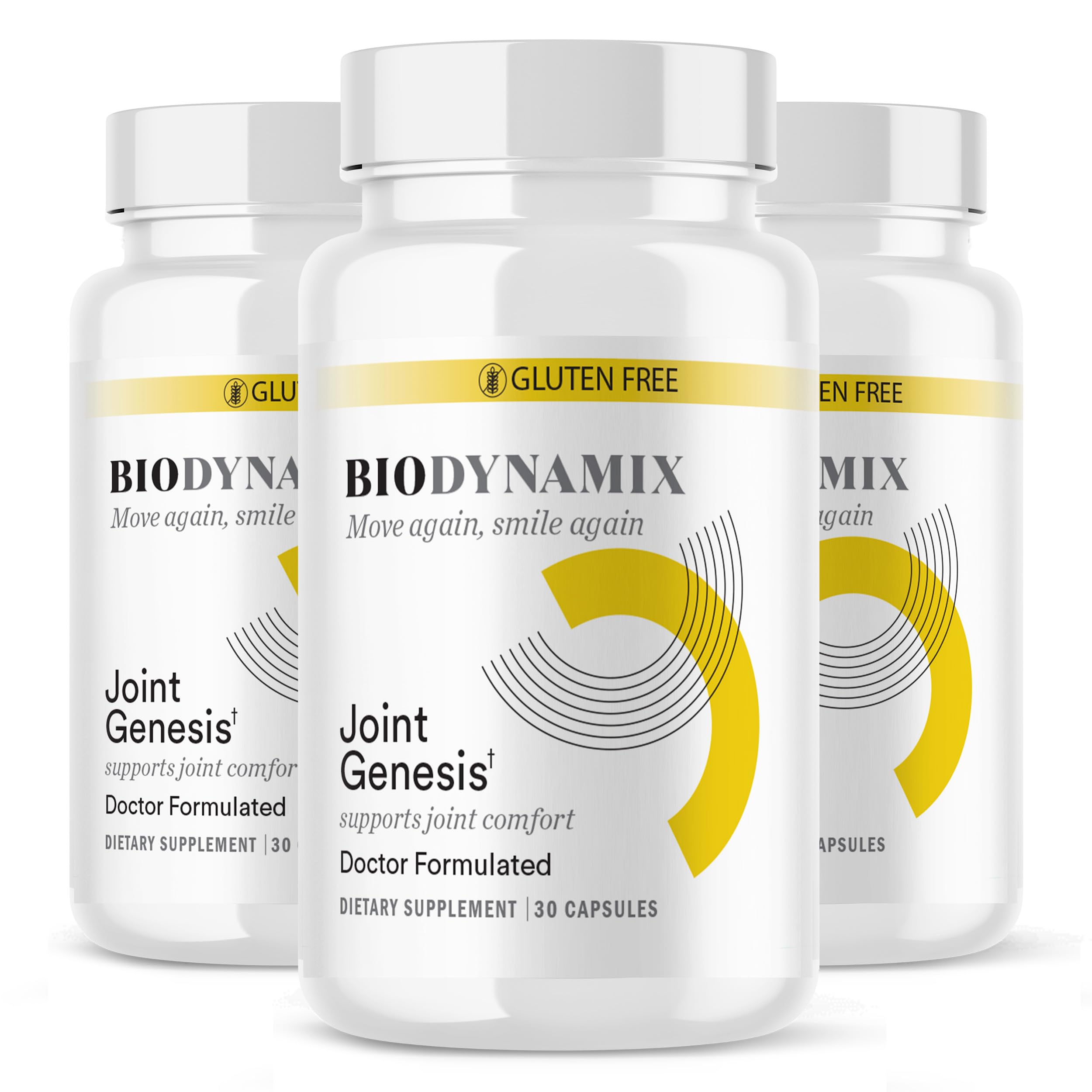 BioDynamix Joint Genesis bottle for daily use, supporting joint comfort
