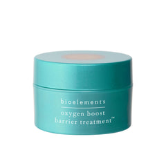 Bioelements Oxygen Boost bottle pour showing a light, purifying skincare step to purify pores.
