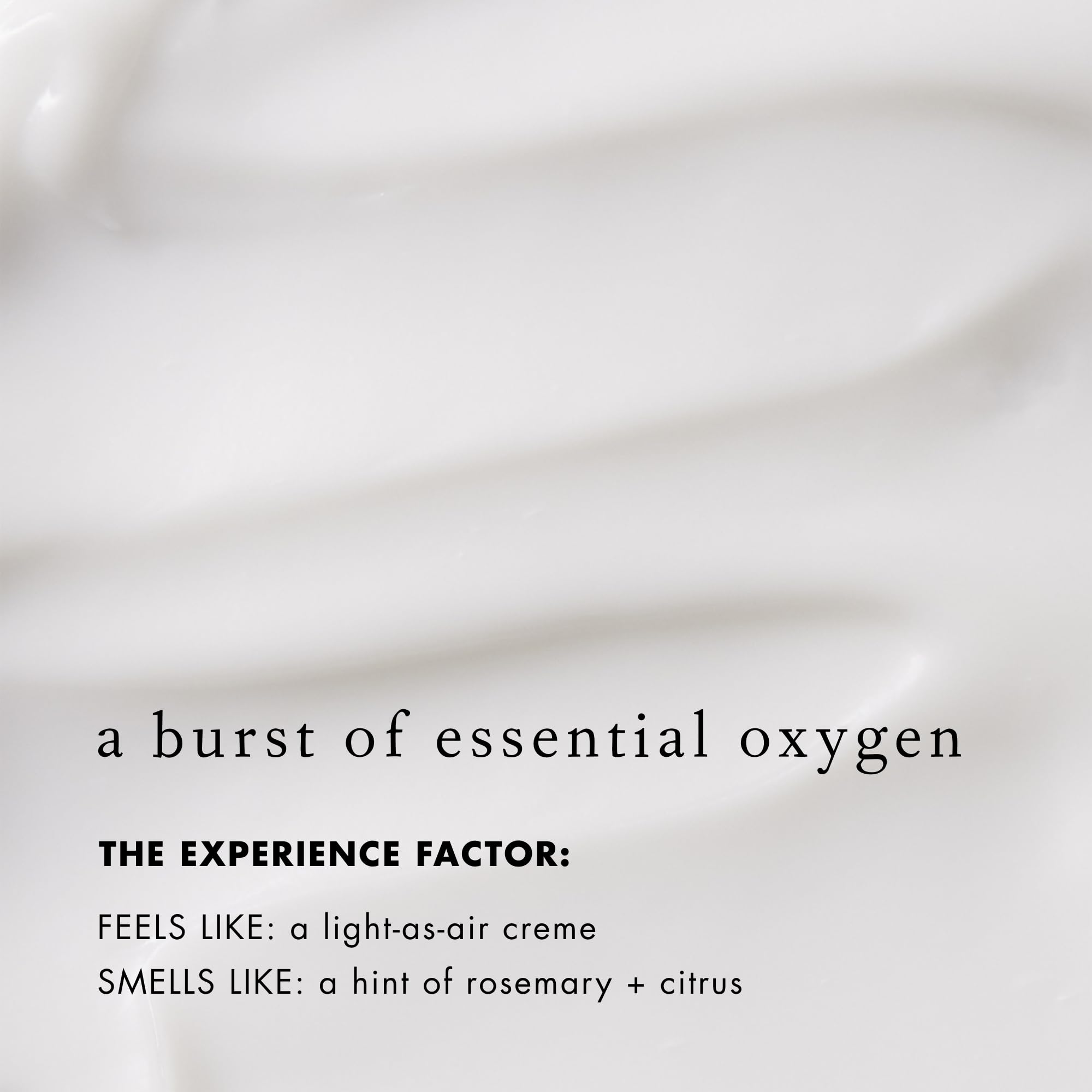 Bioelements Oxygen Boost ingredients graphic highlights the oxygenating complex.