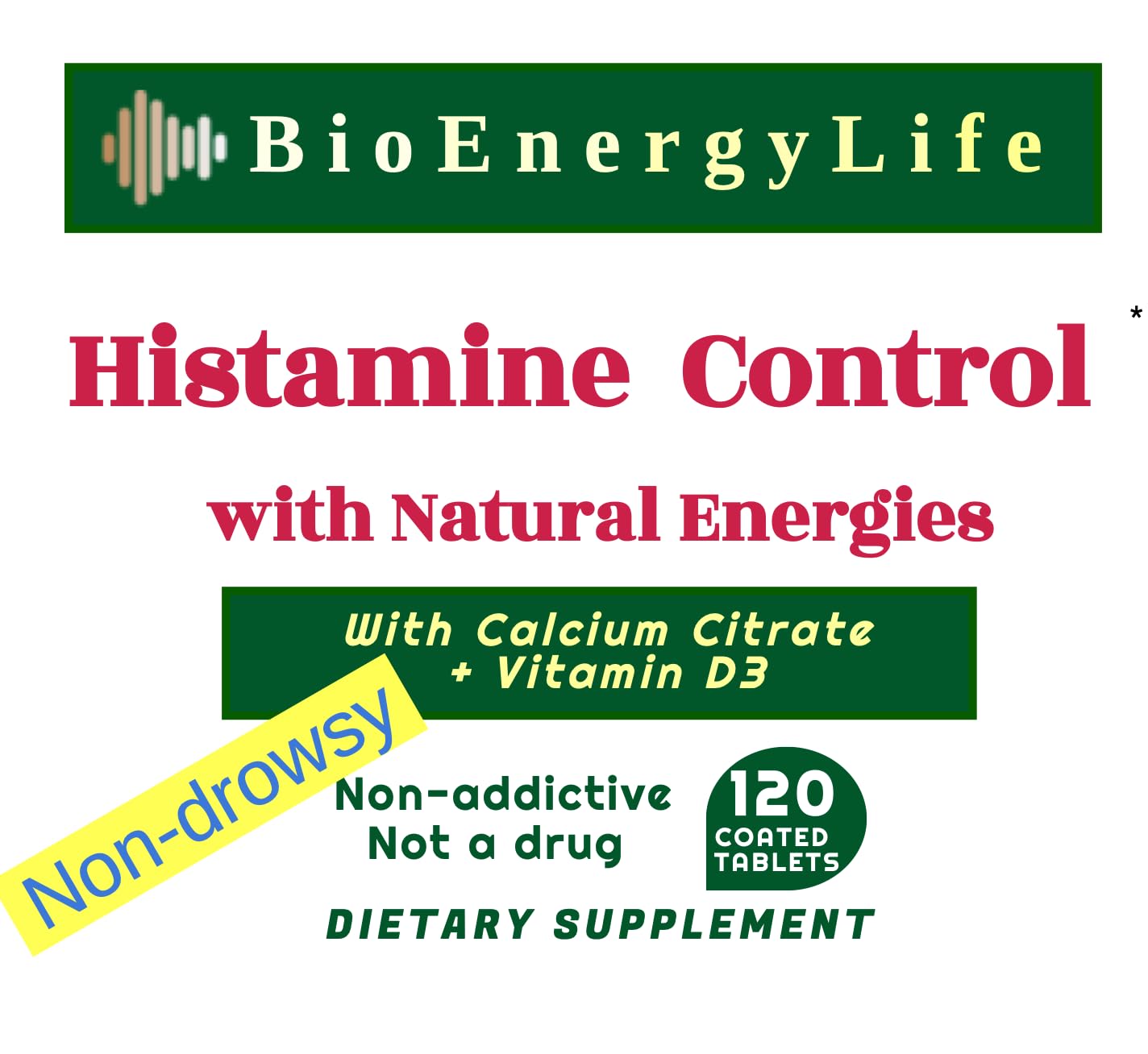 BioEnergyLife Histamine Control in daily routine supports daytime alertness