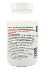 BioEnergyLife Histamine Control packaging box highlights safety and quality