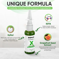 BioFilm Clear-X grapefruit seed extract visual