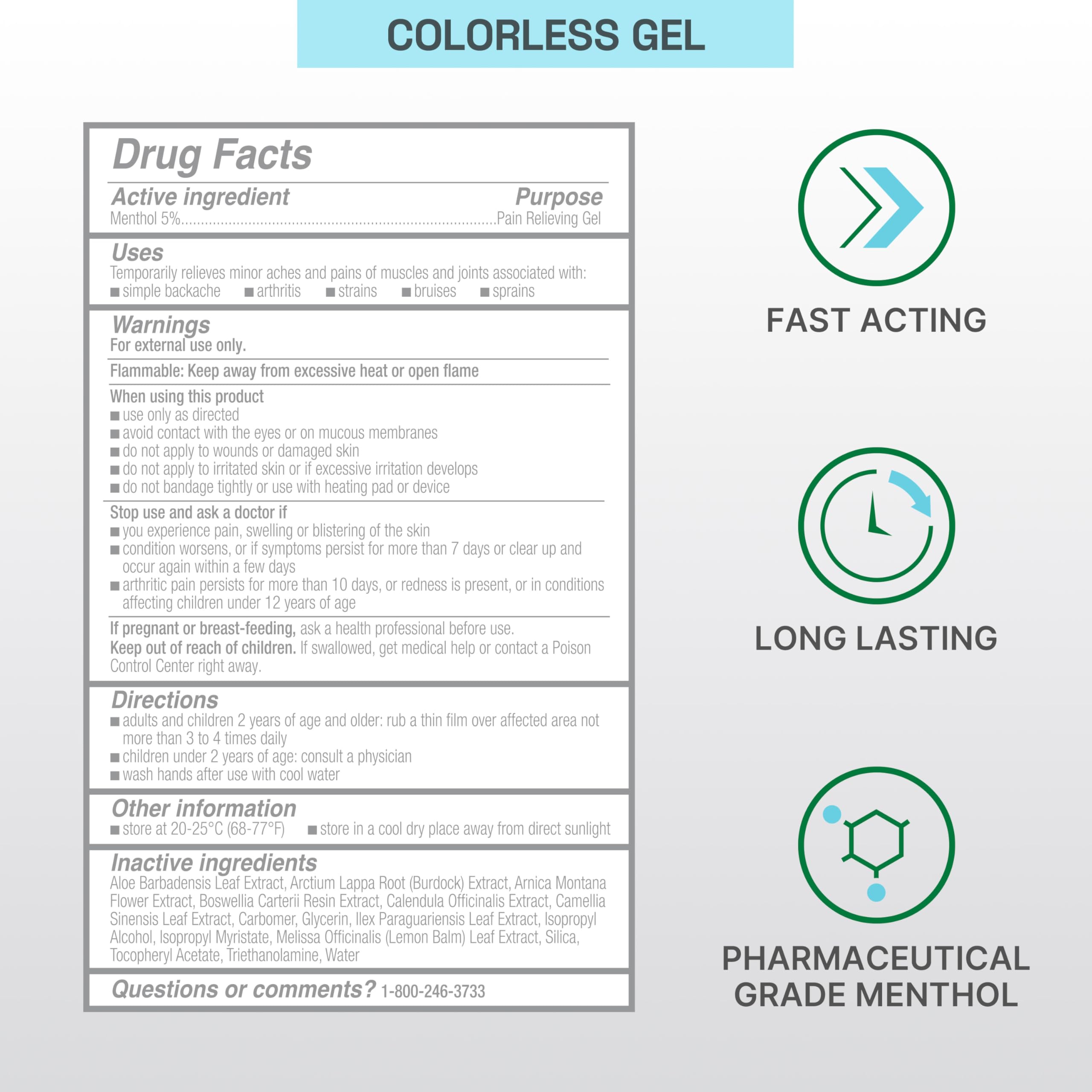 Biofreeze Professional Gel arthritis pain depiction hints ongoing joint comfort support.