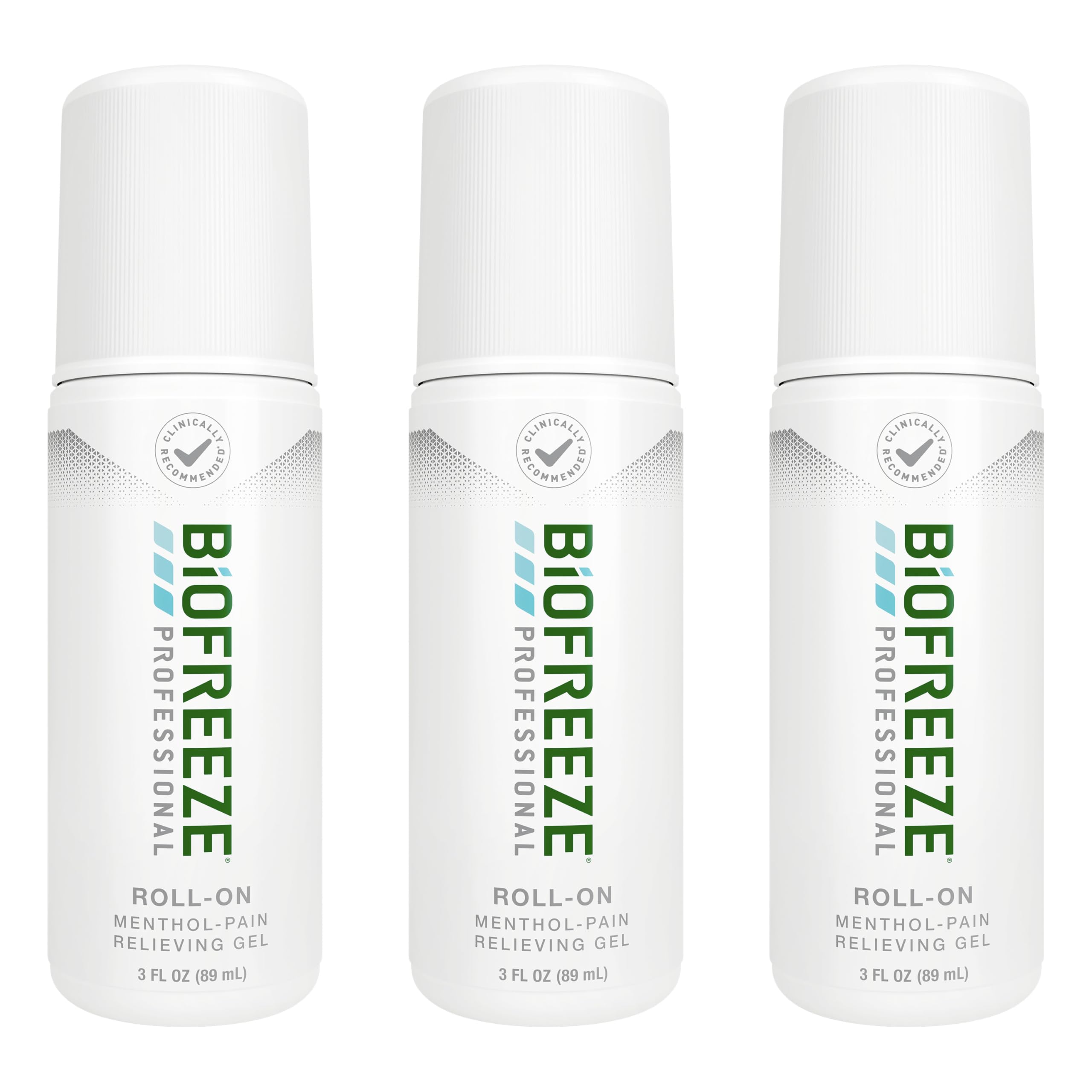 Biofreeze Professional Roll-On bottle ready for quick pain relief.
