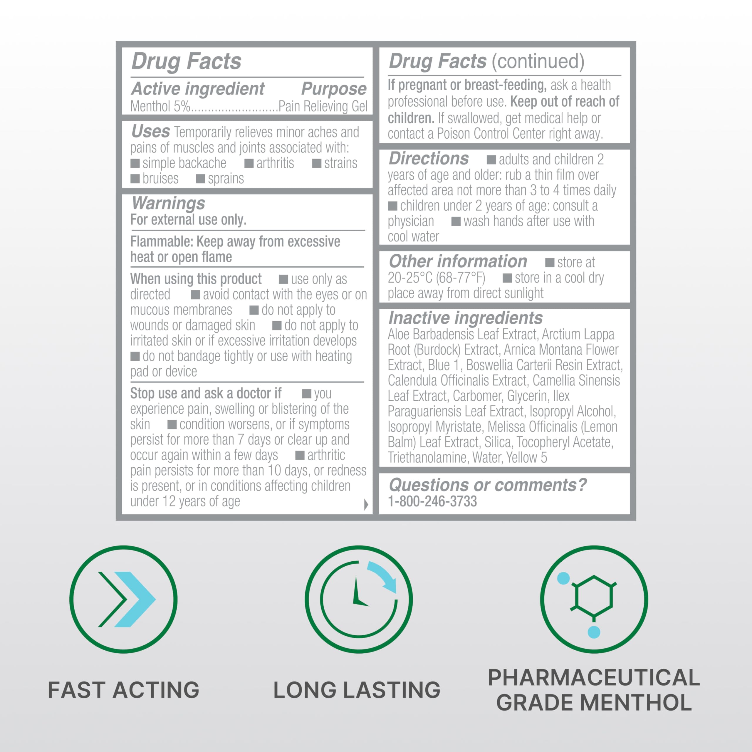 Muscle recovery with Biofreeze Roll-On for cooling relief.