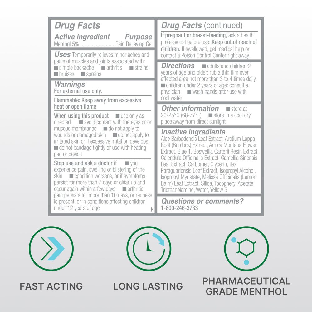 Muscle recovery with Biofreeze Roll-On for cooling relief.