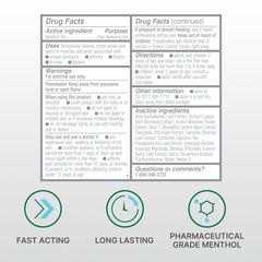Muscle recovery with Biofreeze Roll-On for cooling relief.