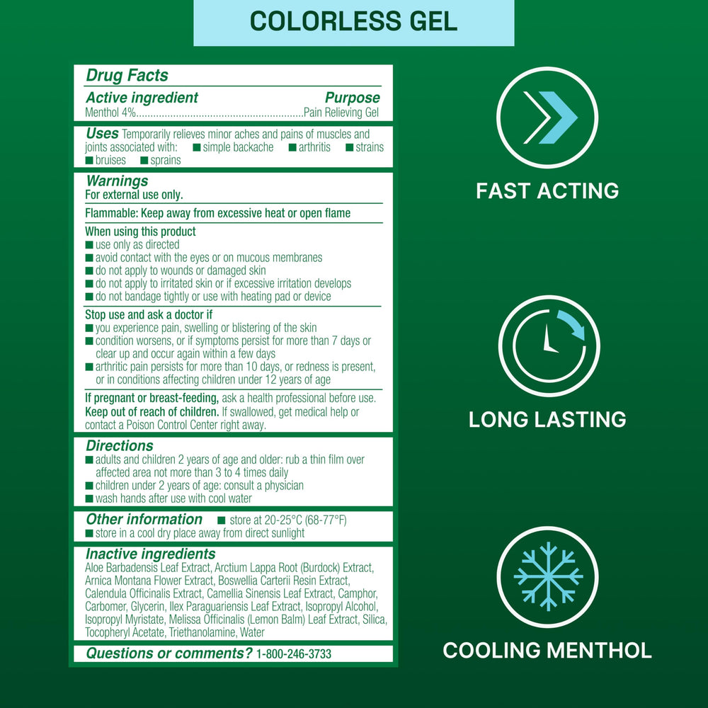 Biofreeze shoulder pain application targets shoulder soreness with menthol cooling.