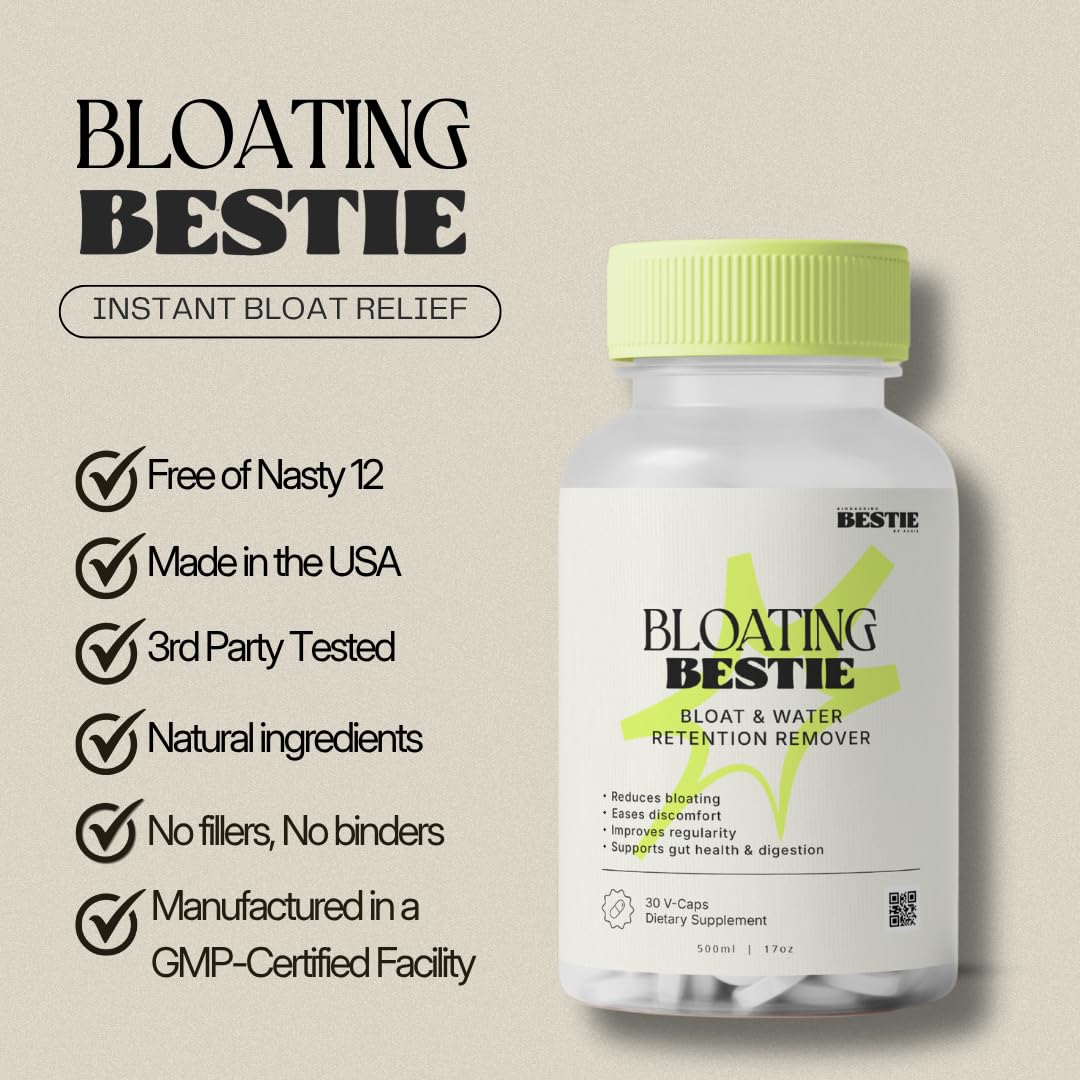 Biohacking Bestie Cascara sagrada capsules show gentle water balance.