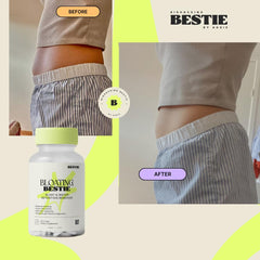 Biohacking Bestie CoreBiome blend highlights gut-friendly balance.