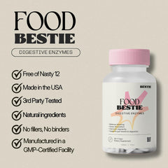 Biohacking Bestie Digestive Enzymes in kitchen setting for everyday meals