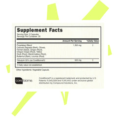 Biohacking Bestie Ginger root capsules convey soothing digestion.