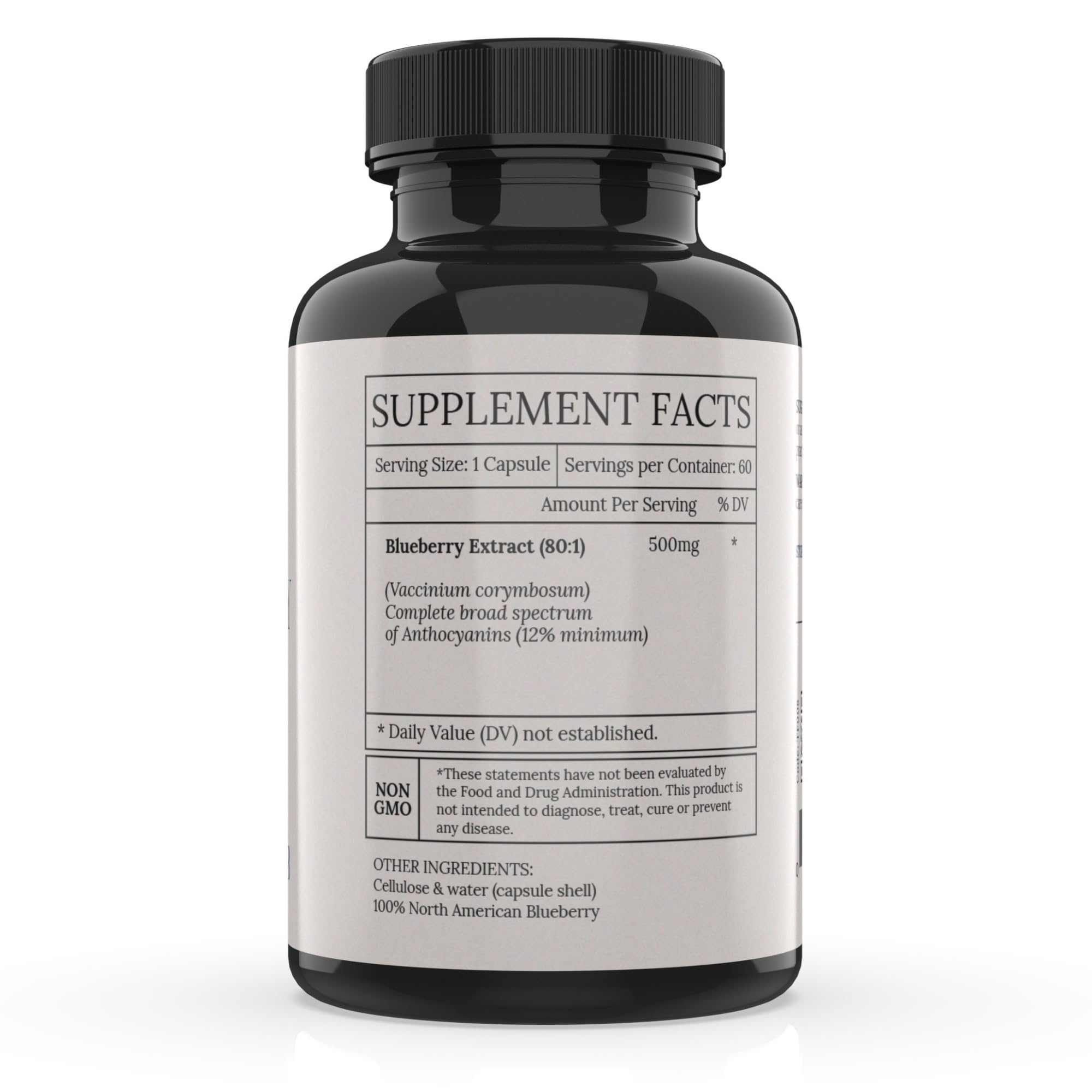 BioImmersion blueberry extract capsules ready for daily antioxidant use