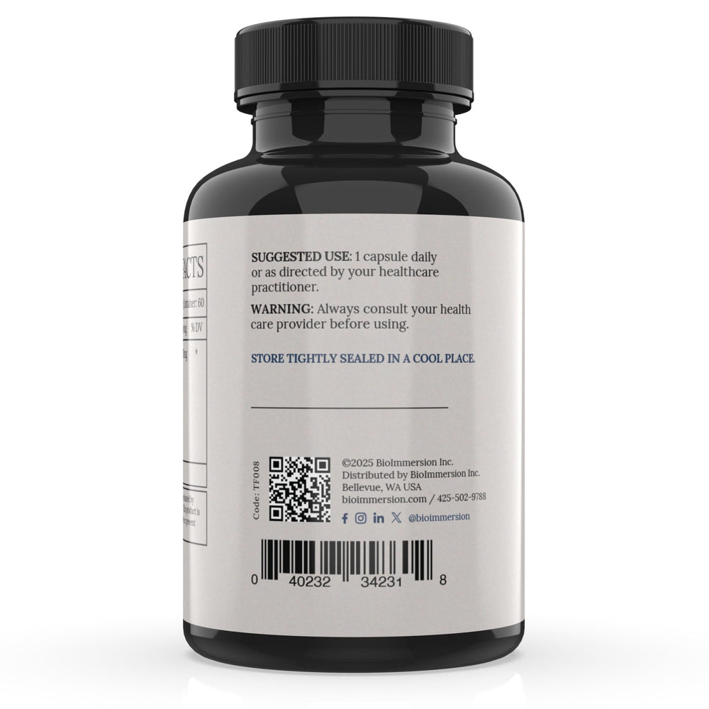 BioImmersion blueberry extract label highlights vegan, clean-label wellness support