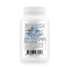 DHEA label highlights 25 mg per capsule and wild yam origin