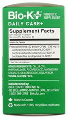 Bio-K Plus Dailycare shelf display suggests a trusted probiotic option