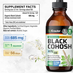 BIO KRAUTER bottle pour showcases easy dosing with glycerin-based extract.