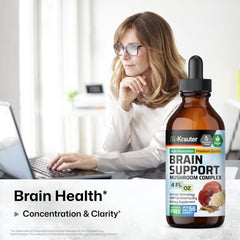 BIO KRAUTER Brain Support Dropper ready for quick, convenient dosing.