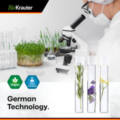 BIO KRAUTER dosage guidance showing two capsules per meal
