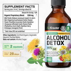 BIO KRAUTER vegan, sugar-free tincture with a glycerin base for smooth taste
