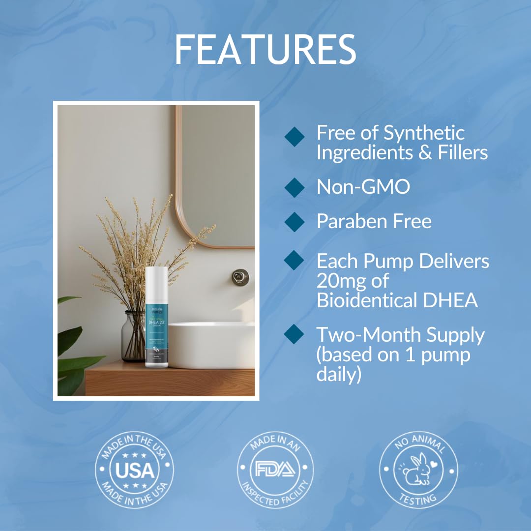 BIOLABS PRO DHEA cream manufactured in USA in certified facility