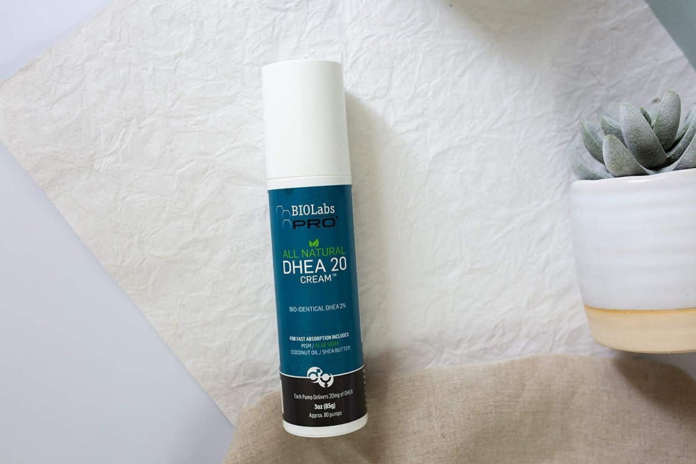 BIOLABS PRO DHEA cream integrated into daily wellness routine