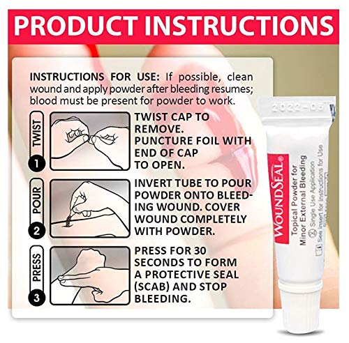 Biolife WoundSeal packaging shows 2-pack for quick at-home first aid.