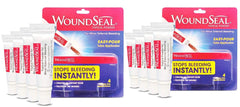 Biolife WoundSeal powder applied to a minor wound forms a protective seal.