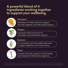 BIOLIGENT capsules close-up shows easy-to-swallow plant-based capsules